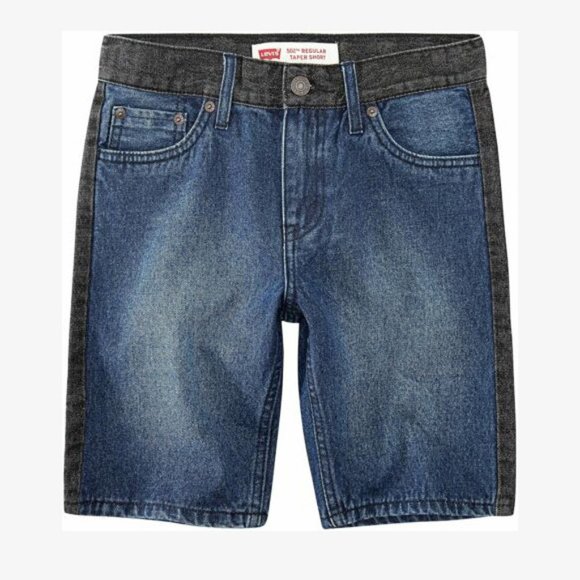 Levi's Big Boys 502 Taper-Fit Denim Shorts Bottoms - Picture 2 of 5